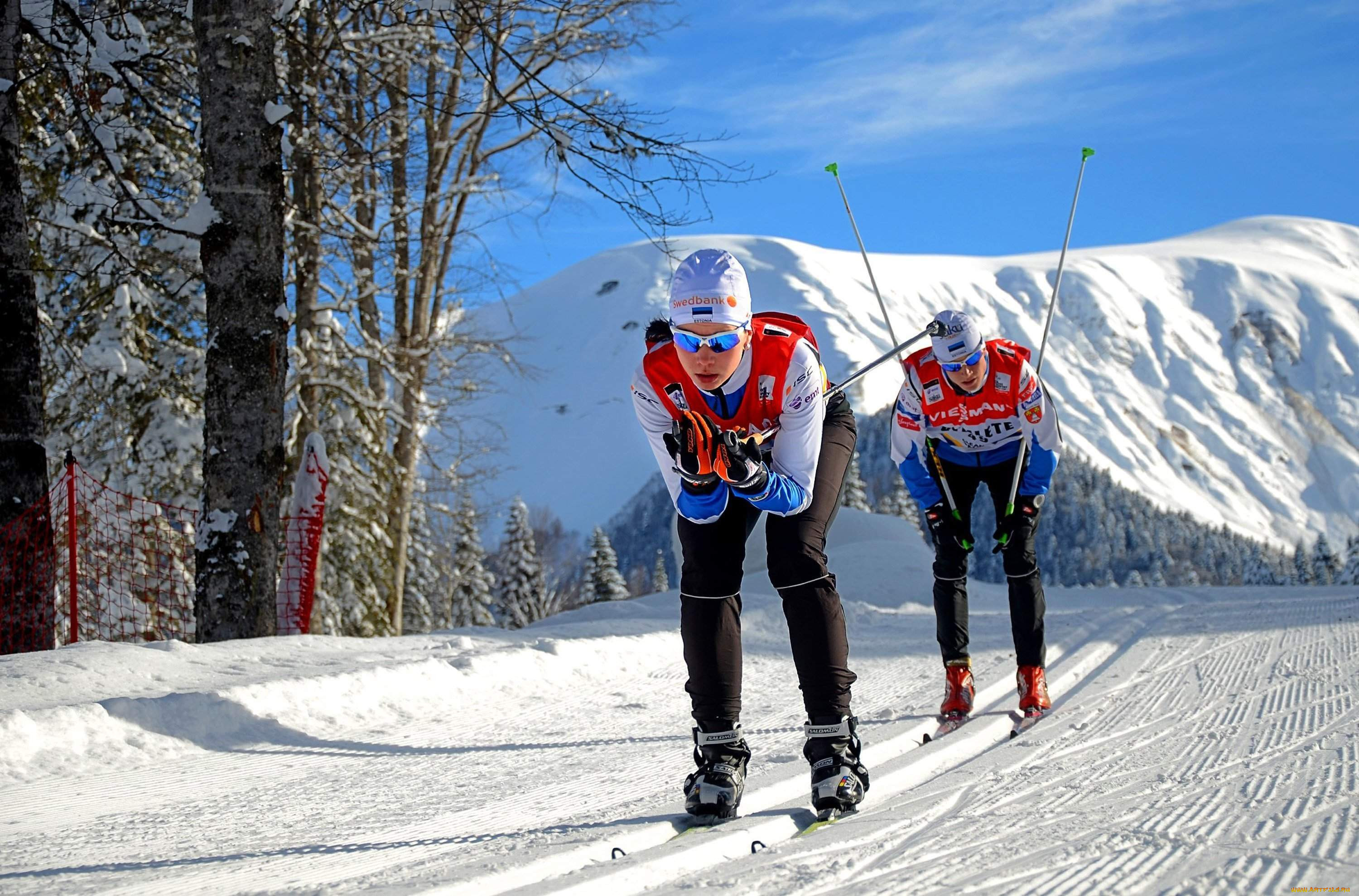 Стиль Ski Cross горные лыжи