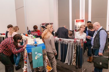 Выставка Textile Salon. Экспозиция тканей и фурнитуры для производства одежды.