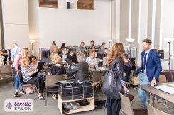 Выставка Textile Salon. Экспозиция тканей и фурнитуры для производства одежды