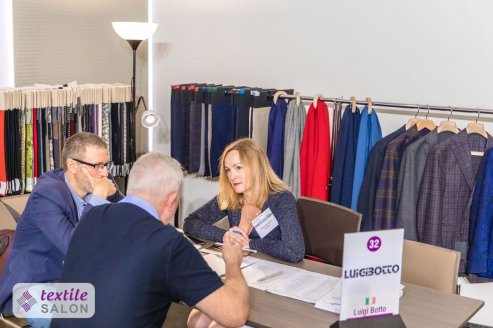 Выставка Textile Salon. Экспозиция тканей и фурнитуры для производства одежды