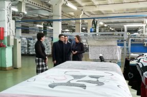 Новый глава региона продолжает знакомиться с текстильными производствами