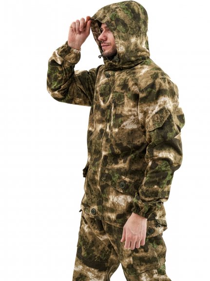 Мужской демисезонный костюм Горка - зеленый мох