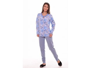 Пижама женская 1-101б (голубой) от компании Новое Кимоно, г. Иваново