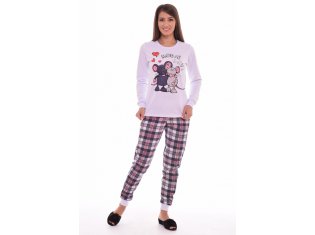 Пижама женская 1-103 (белый) от компании Новое Кимоно, г. Иваново