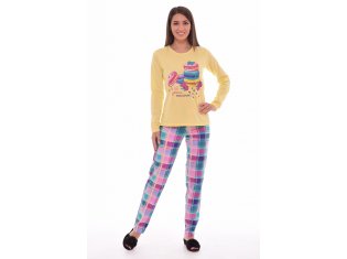 Пижама женская 1-112 (жёлтый) от компании Новое Кимоно, г. Иваново