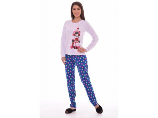 Пижама женская 1-114а (белый) от компании Новое Кимоно, г. Иваново