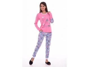 Пижама женская 1-118а (розовый) от компании Новое Кимоно, г. Иваново