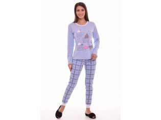 Пижама женская 1-119 (голубой) от компании Новое Кимоно, г. Иваново