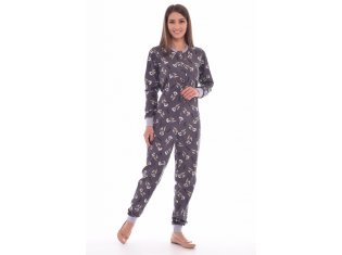 Пижама женская 1-130а комбинезон (серый) от компании Новое Кимоно, г. Иваново