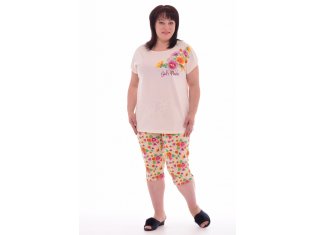 Пижама женская 1-131а (экрю) от компании Новое Кимоно, г. Иваново