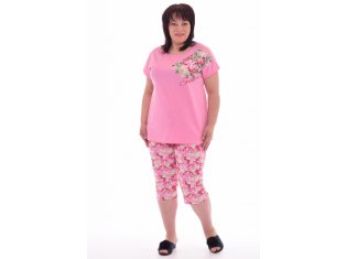 Пижама женская 1-132б (розовый) от компании Новое Кимоно, г. Иваново