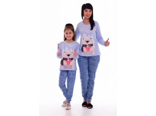 Пижама женская 1-164 (голубой) от компании Новое Кимоно, г. Иваново