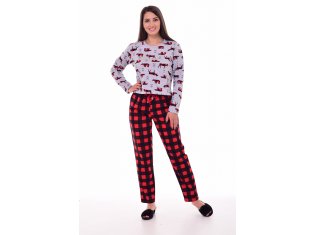 Пижама женская 1-192 (красный) от компании Новое Кимоно, г. Иваново