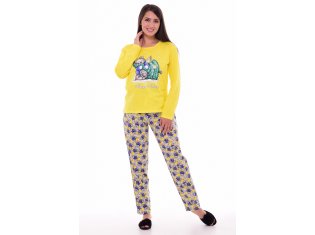 Пижама женская 1-195а (лимон) от компании Новое Кимоно, г. Иваново