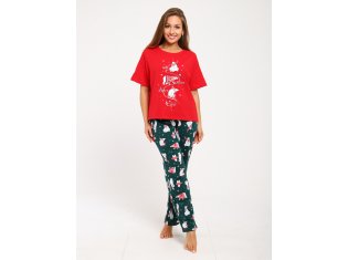 Пижама женская 1-228 (красный) от компании Новое Кимоно, г. Иваново