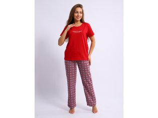 Пижама женская 1-235а (красный) от компании Новое Кимоно, г. Иваново