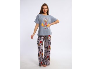 Пижама женская 1-243 (серый) от компании Новое Кимоно, г. Иваново