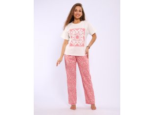 Пижама женская 1-246г (коралл) от компании Новое Кимоно, г. Иваново