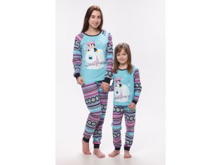 Пижама женская 1-76 (синий+голубой) от компании Новое Кимоно, г. Иваново