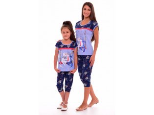 Пижама женская 1-93 (голубой) от компании Новое Кимоно, г. Иваново