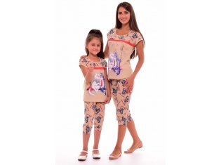 Пижама женская 1-93б (бежевый) от компании Новое Кимоно, г. Иваново