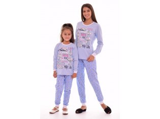 Пижама женская 1-98а (голубой) от компании Новое Кимоно, г. Иваново