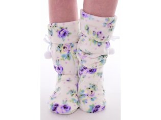 Носки домашние 10-01а (фиолетовый) от компании Новое Кимоно, г. Иваново