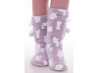 Носки домашние 10-01ч (сухая роза 2) от компании Новое Кимоно, г. Иваново