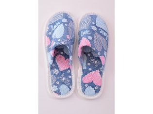 Тапочки женские 10-04а (сердечки) от компании Новое Кимоно, г. Иваново