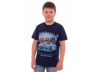 Футболка подростковая 11-012 (синий) от компании Новое Кимоно, г. Иваново