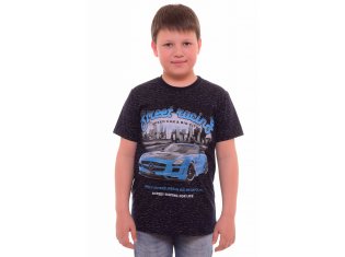 Футболка подростковая 11-012в (берёзка-синий) от компании Новое Кимоно, г. Иваново