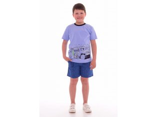 Костюм подростковый 11-016 (индиго-меланж) от компании Новое Кимоно, г. Иваново