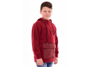 Толстовка подростковая 11-044в (бордо) от компании Новое Кимоно, г. Иваново