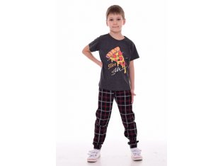 Пижама подростковая 11-051 (темно-серый), Пепперони от компании Новое Кимоно, г. Иваново