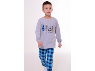 Пижама подростковая 11-060 (бирюза) Елки от компании Новое Кимоно, г. Иваново