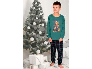 Пижама подростковая 11-065 (изумруд), Дракон от компании Новое Кимоно, г. Иваново