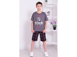 Пижама подростковая 11-068 (антрацит) от компании Новое Кимоно, г. Иваново