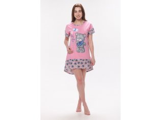 Туника подростковая 12-013а (розовый) от компании Новое Кимоно, г. Иваново