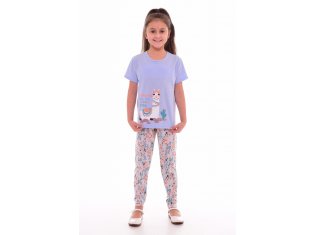 Пижама подростковая 12-037д (голубой+персик), от компании Новое Кимоно, г. Иваново