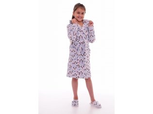 Халат подростковый 12-048а (голубой) от компании Новое Кимоно, г. Иваново