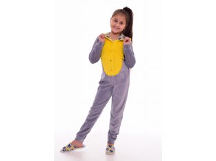 Пижама подростковая Кигуруми Мишка 12-051 (лимон) от компании Новое Кимоно, г. Иваново