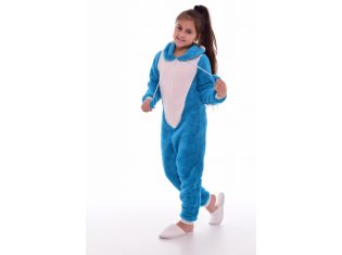 Пижама подростковая Кигуруми Заяц 12-055б (бирюза), от компании Новое Кимоно, г. Иваново
