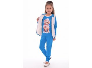 Пижама подростковая 12-06г (бирюза+молоко) от компании Новое Кимоно, г. Иваново