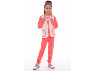Костюм подростковый 12-06в (коралл+молоко) от компании Новое Кимоно, г. Иваново