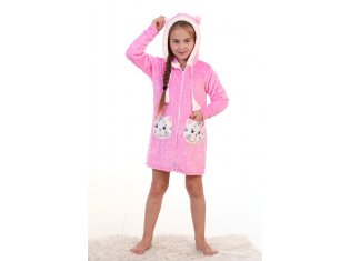 Халат подростковый 12-09 (розовый) от компании Новое Кимоно, г. Иваново