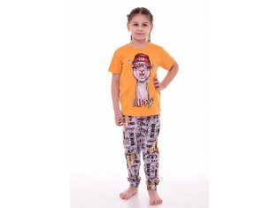 Пижама подростковая 12-097 (горчица), Лама от компании Новое Кимоно, г. Иваново