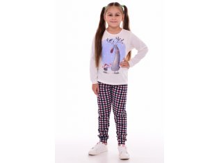 Пижама подростковая 12-099 (молоко) Мороз от компании Новое Кимоно, г. Иваново
