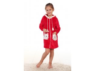 Халат подростковый 12-09д (красный) от компании Новое Кимоно, г. Иваново