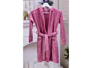 Халат подростковый 12-100а (брусника) от компании Новое Кимоно, г. Иваново