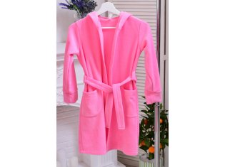 Халат подростковый 12-100б (ярко-розовый) от компании Новое Кимоно, г. Иваново